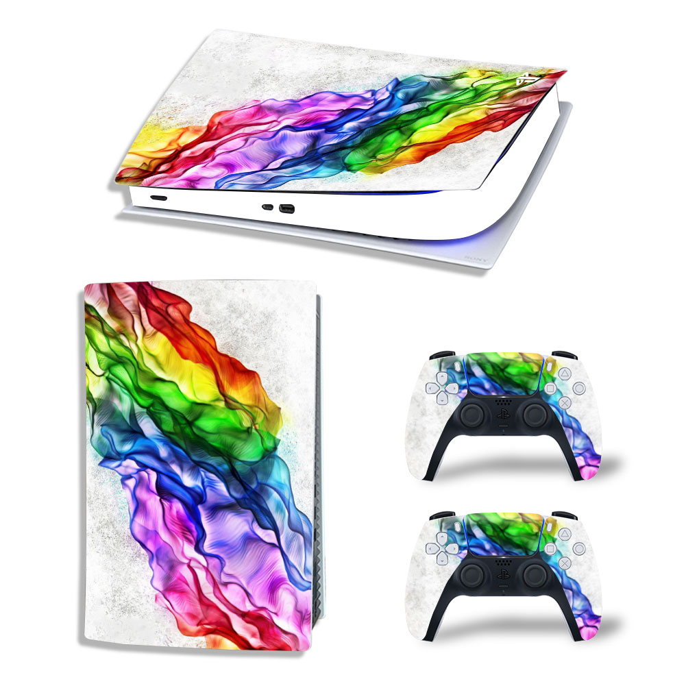 Rainbow Bunch Premium Skin Set for PS5 Digital Edition (7382)