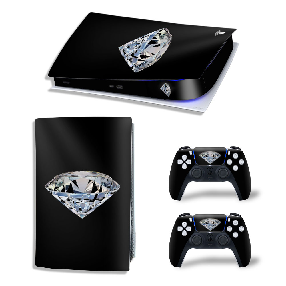 Transparent Diamond Premium Skin Set for PS5 Digital Edition (7812)
