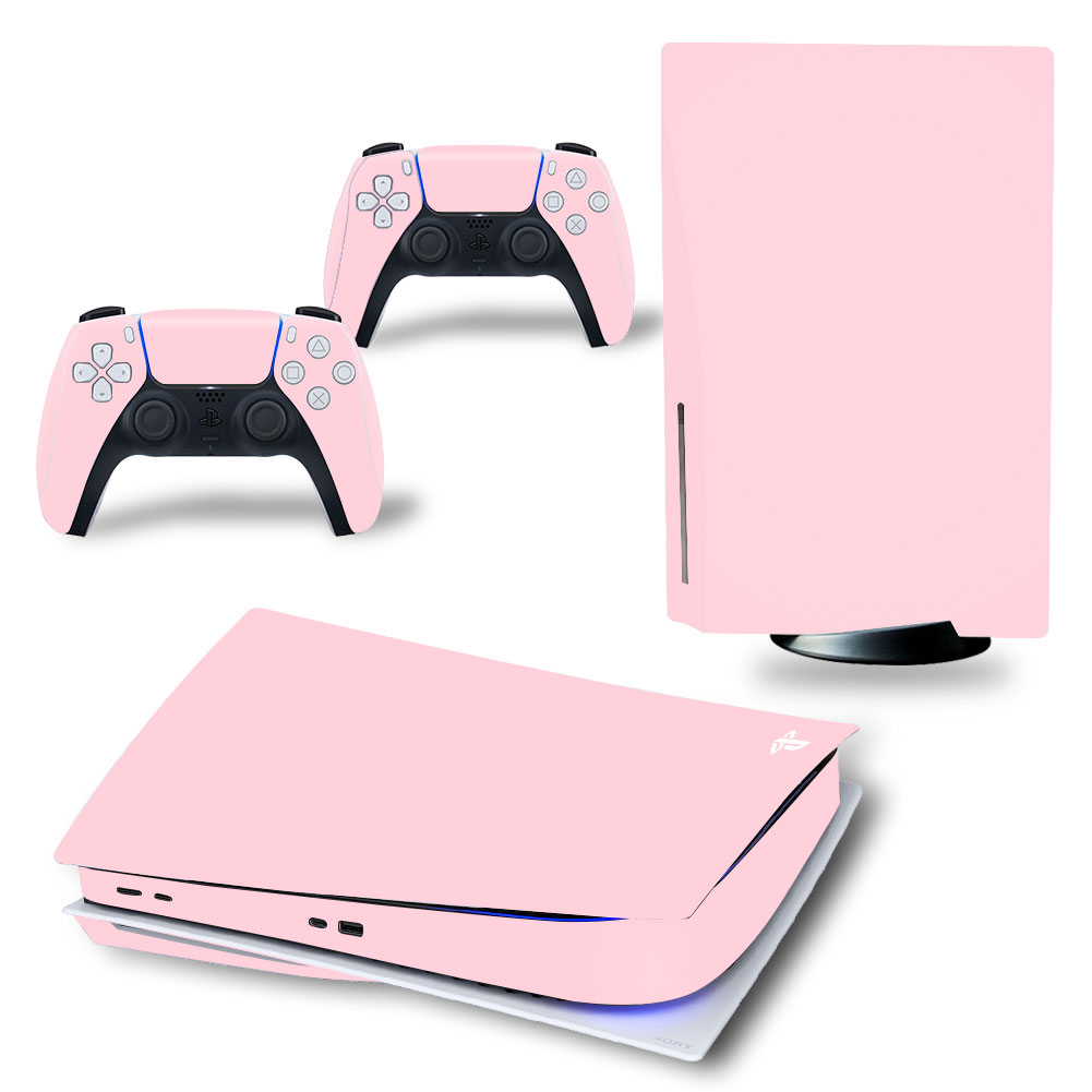 Solid Light Pink Premium Skin Set for PS5 Disc Edition (7199)
