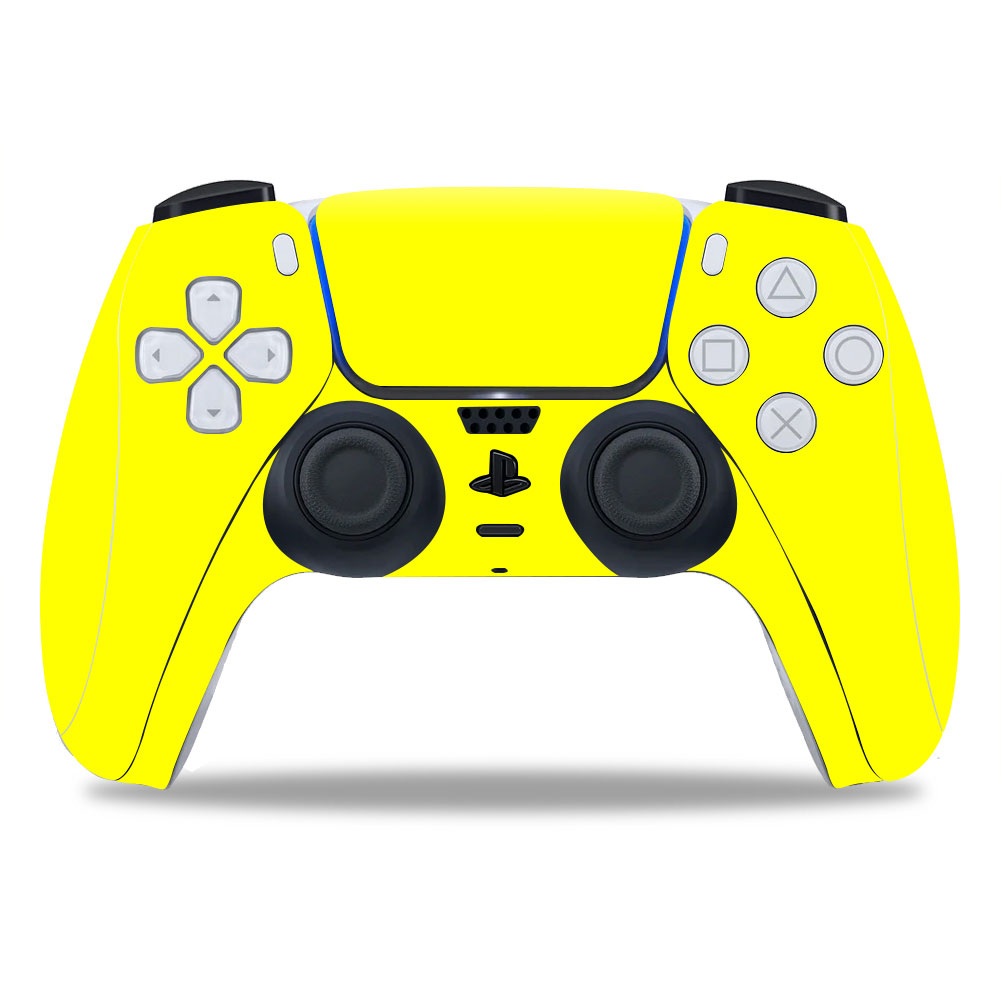 Bright Yellow Premium Skin for PS5 DualSense Wireless Controller (0102)