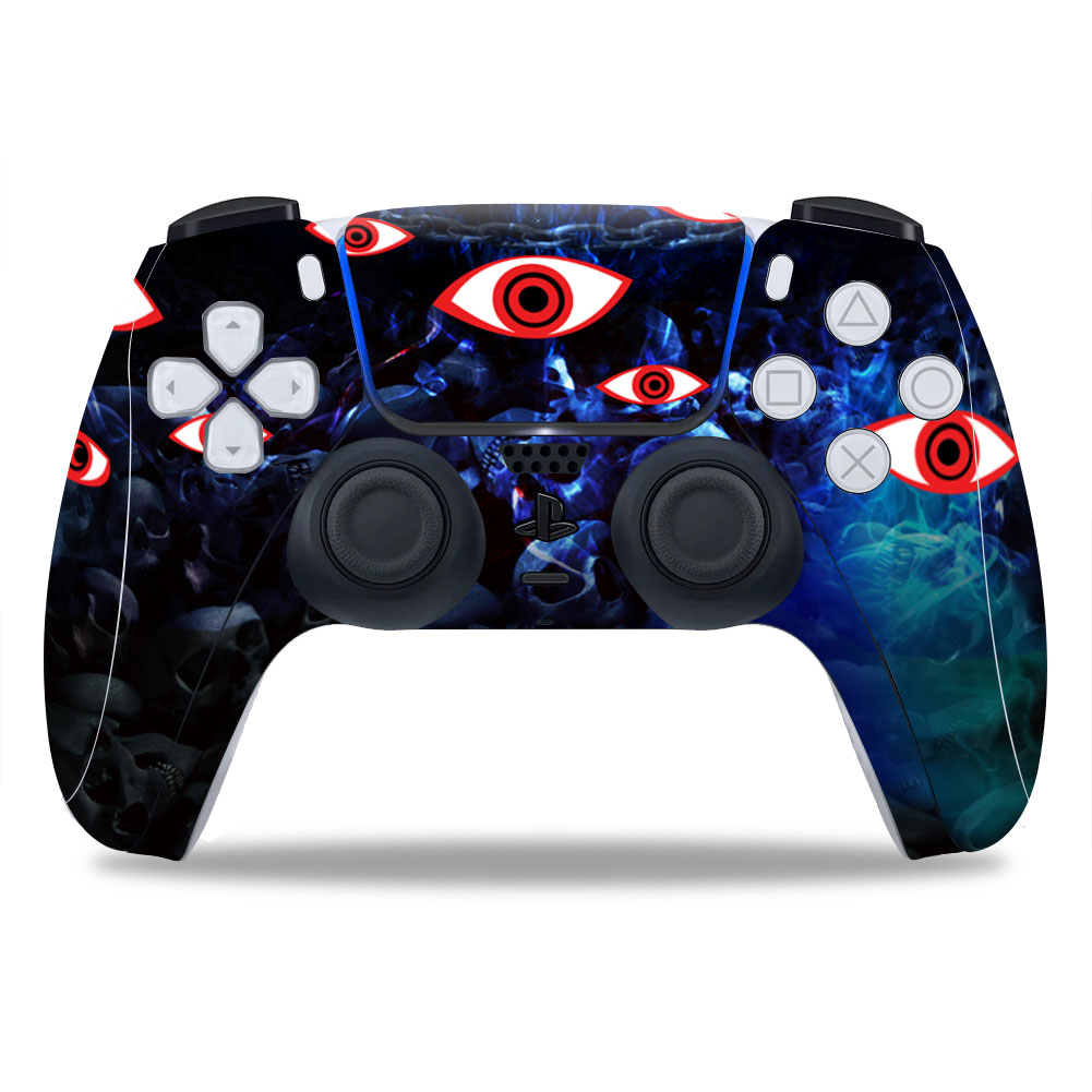 Skulls and Big Eyes Premium Skin for PS5 DualSense Wireless Controller (0355)