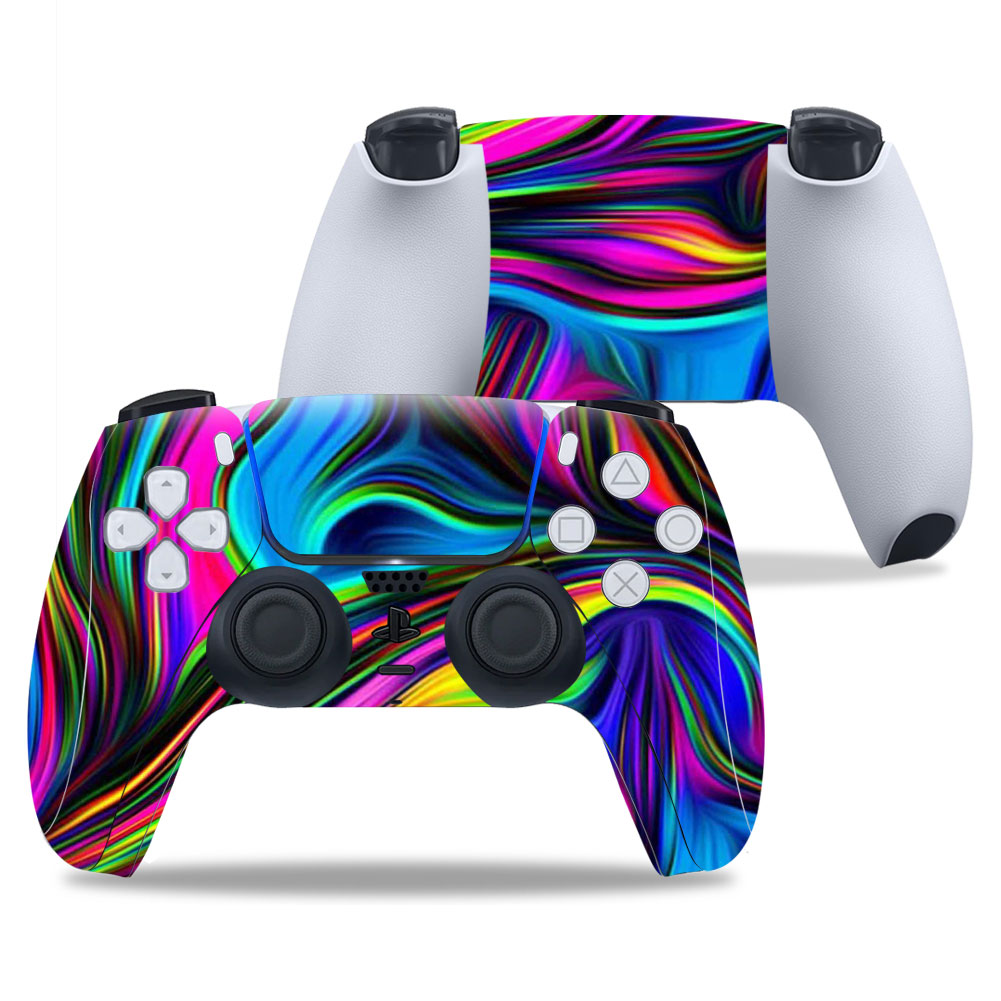 Colorful Ribbons Premium Skin for PS5 DualSense Wireless Controller (0090)