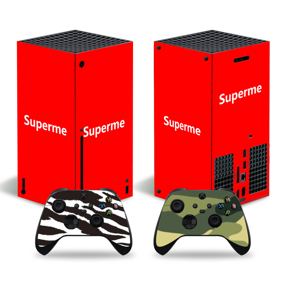 Solid Red Supreme Premium Skin Set for Xbox Series X (0242)