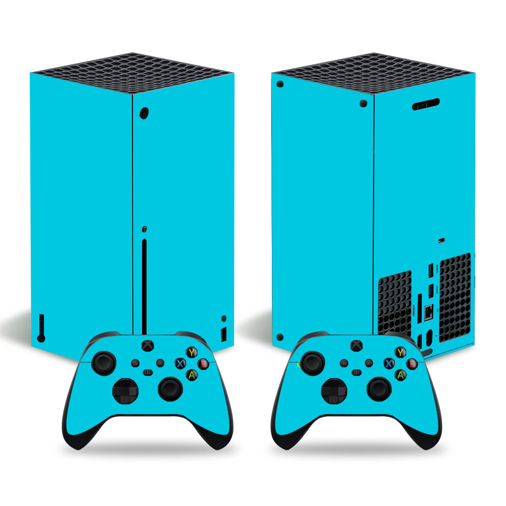 Plain Turquoise Premium Skin Set for Xbox Series X (3018)