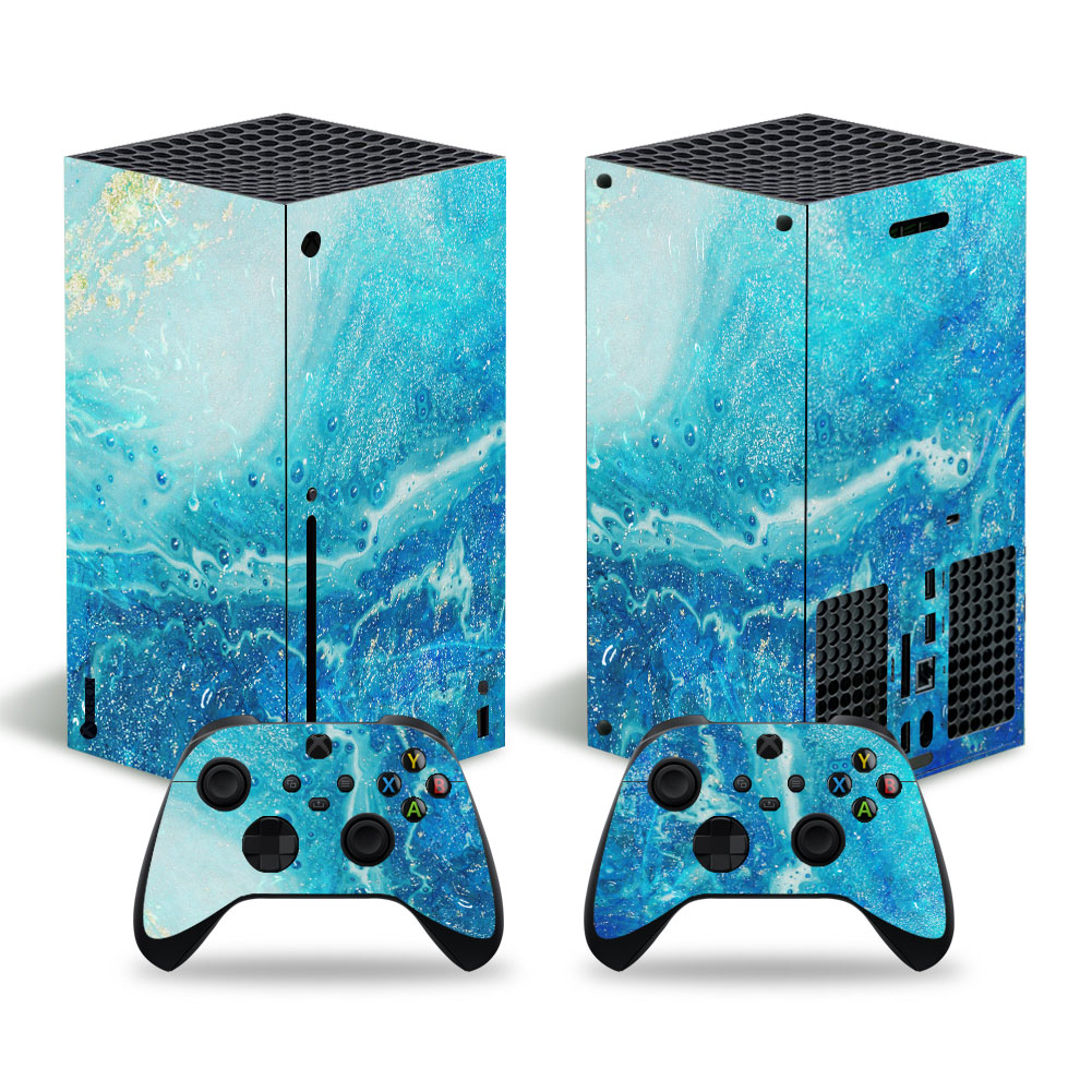 Ocean Waves Premium Skin Set for Xbox Series X (3033)