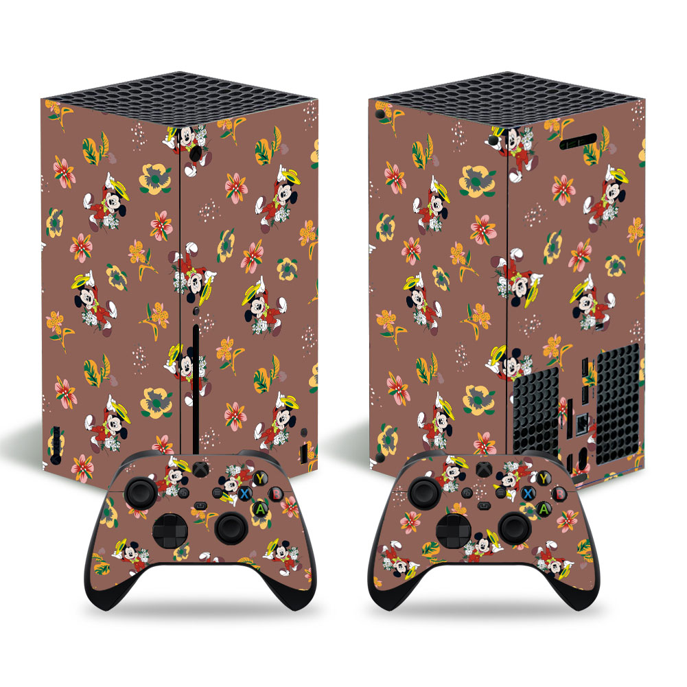 Disney Mickey Mouse and Flowers Premium Skin Set for Xbox Series X (3063)