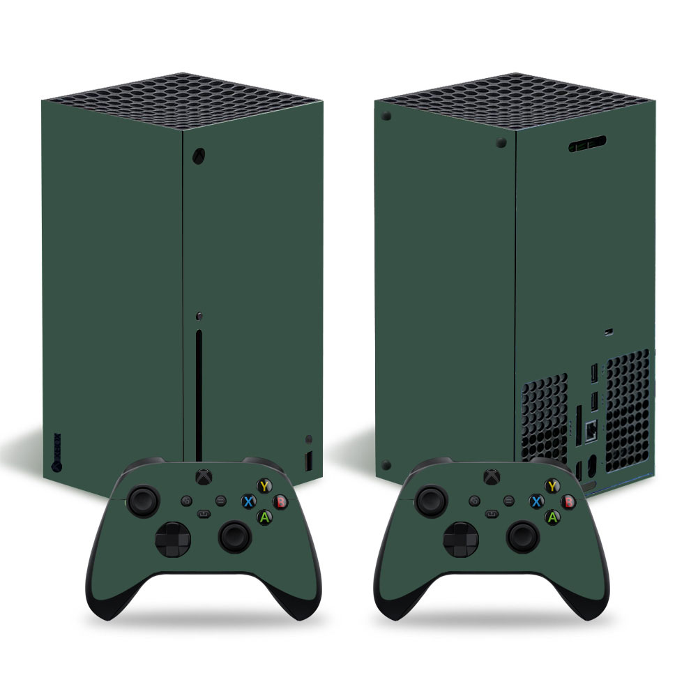 Solid Army Green Premium Skin Set for Xbox Series X (3071)