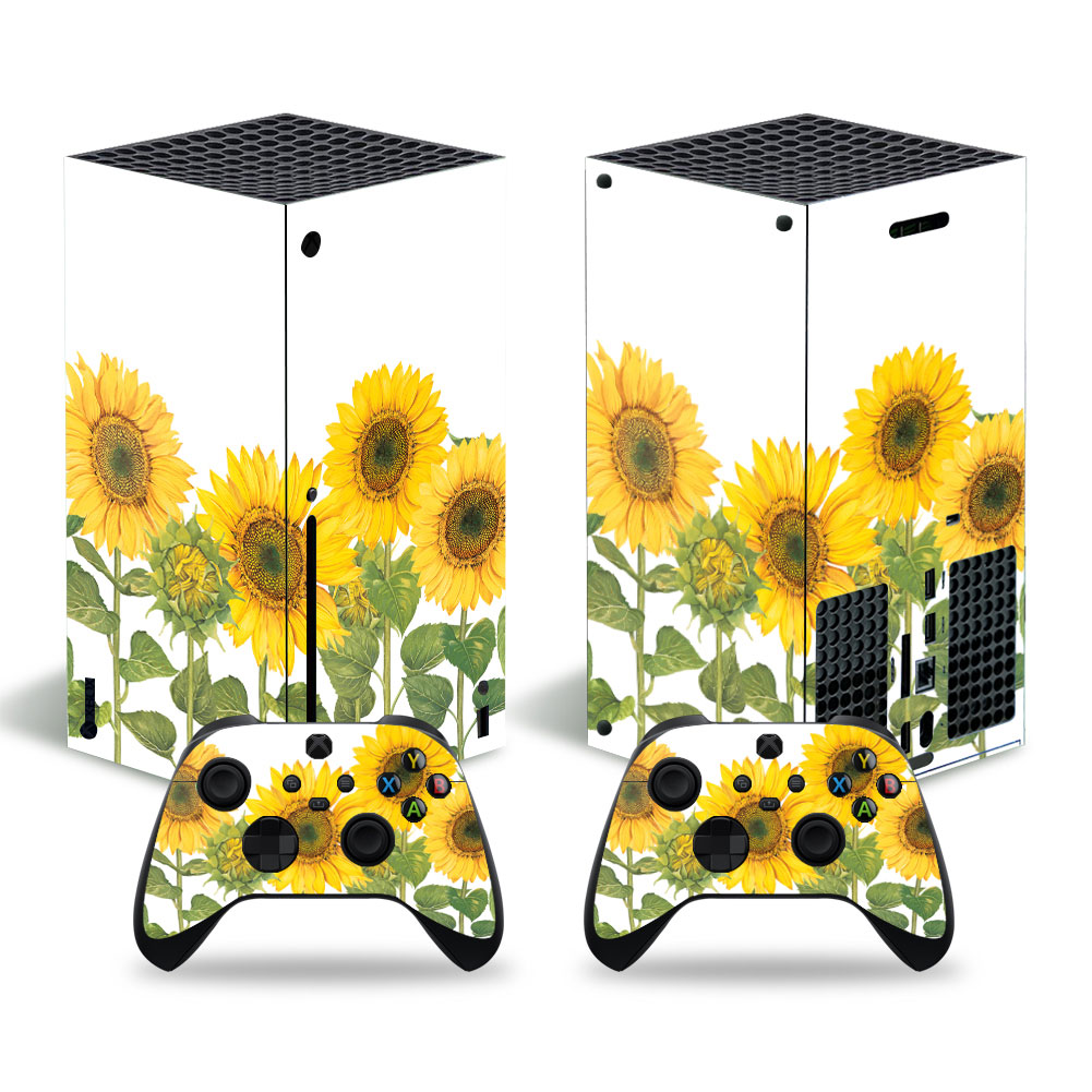 Sunflowers Premium Skin Set for Xbox Series X (3577)