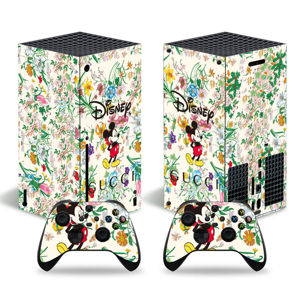 Disney Mickey Mouse with Flowers Premium Skin Set for Xbox Series X (3639)