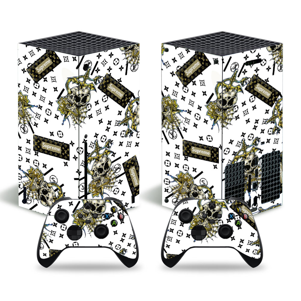 Supreme LV and Skulls Premium Skin Set for Xbox Series X (3667)