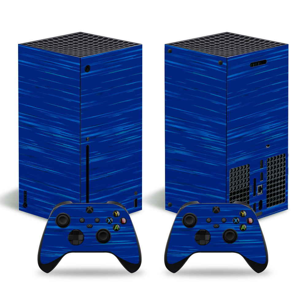 Brushed Blue Premium Skin Set for Xbox Series X (7501)