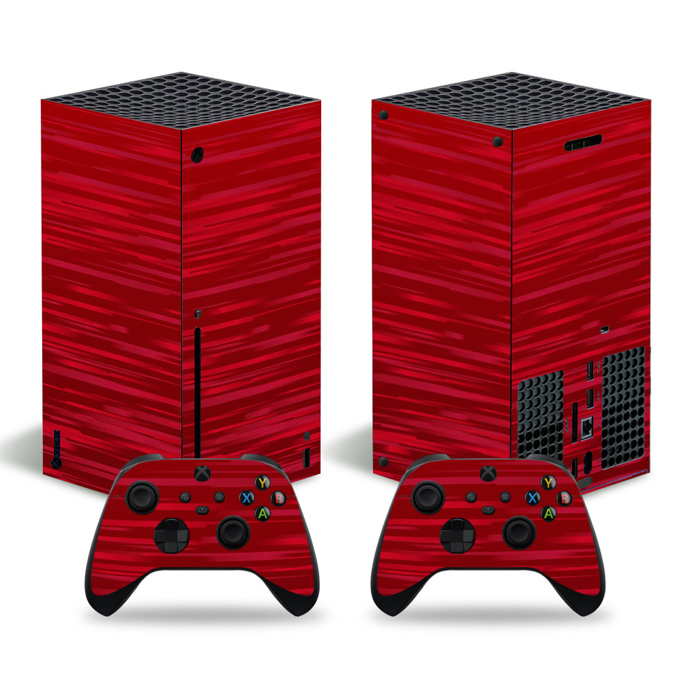 Brushed Red Premium Skin Set for Xbox Series X (7502)