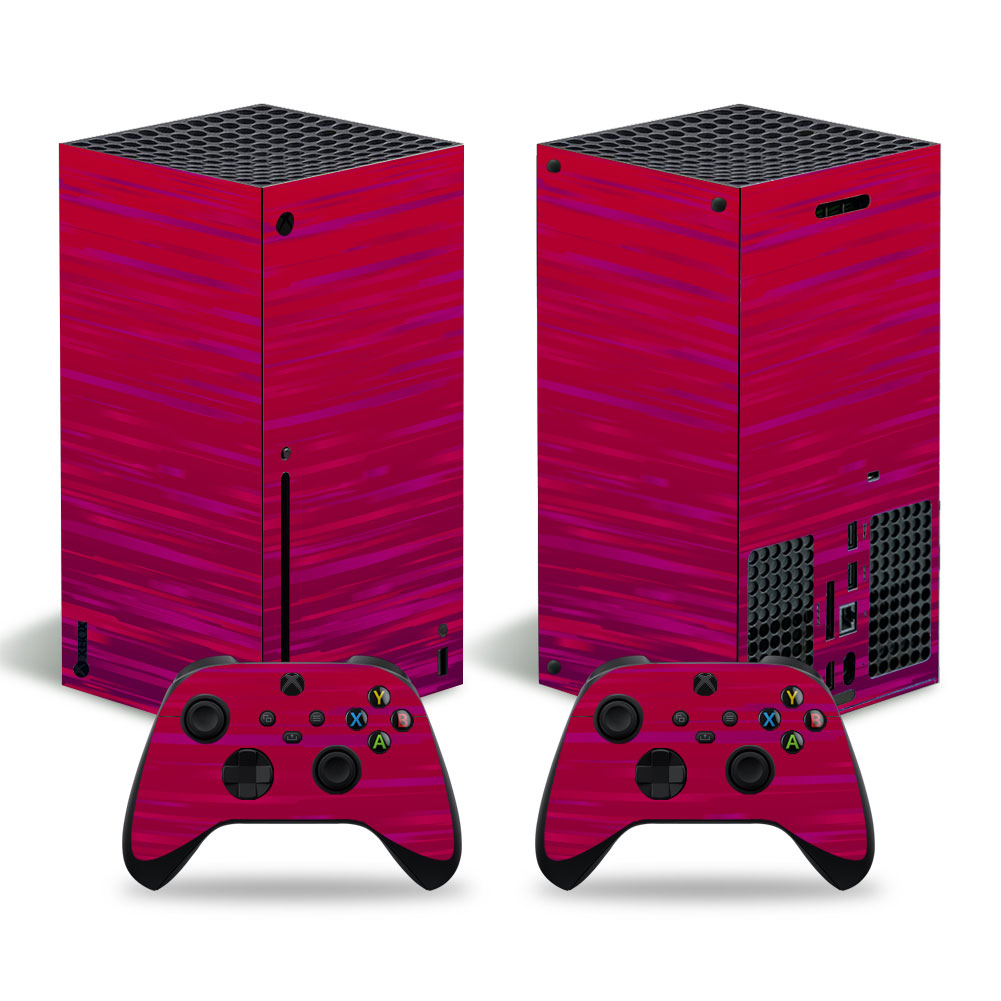 Brushed Red Premium Skin Set for Xbox Series X (7504)