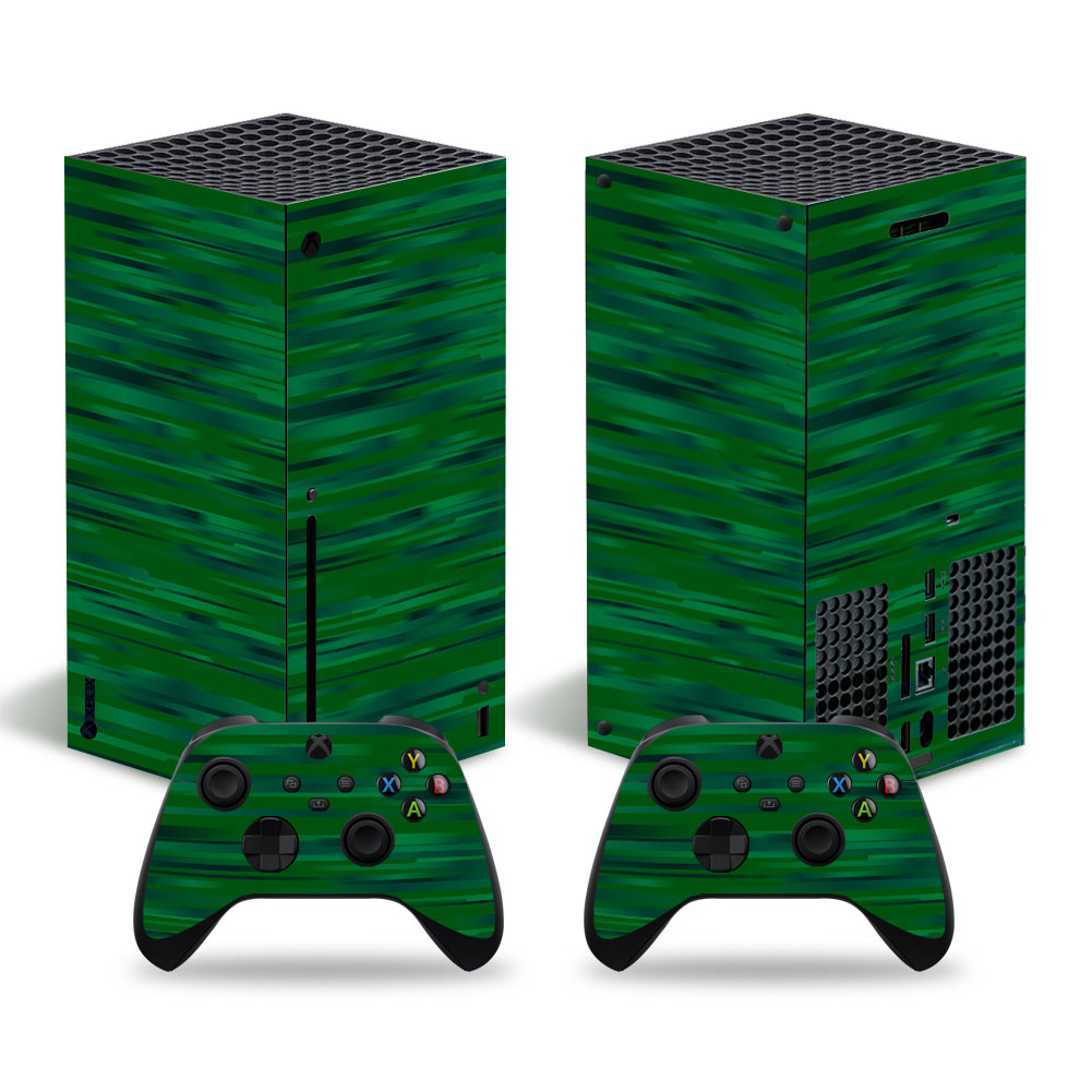 Brushed Green Premium Skin Set for Xbox Series X (7505)