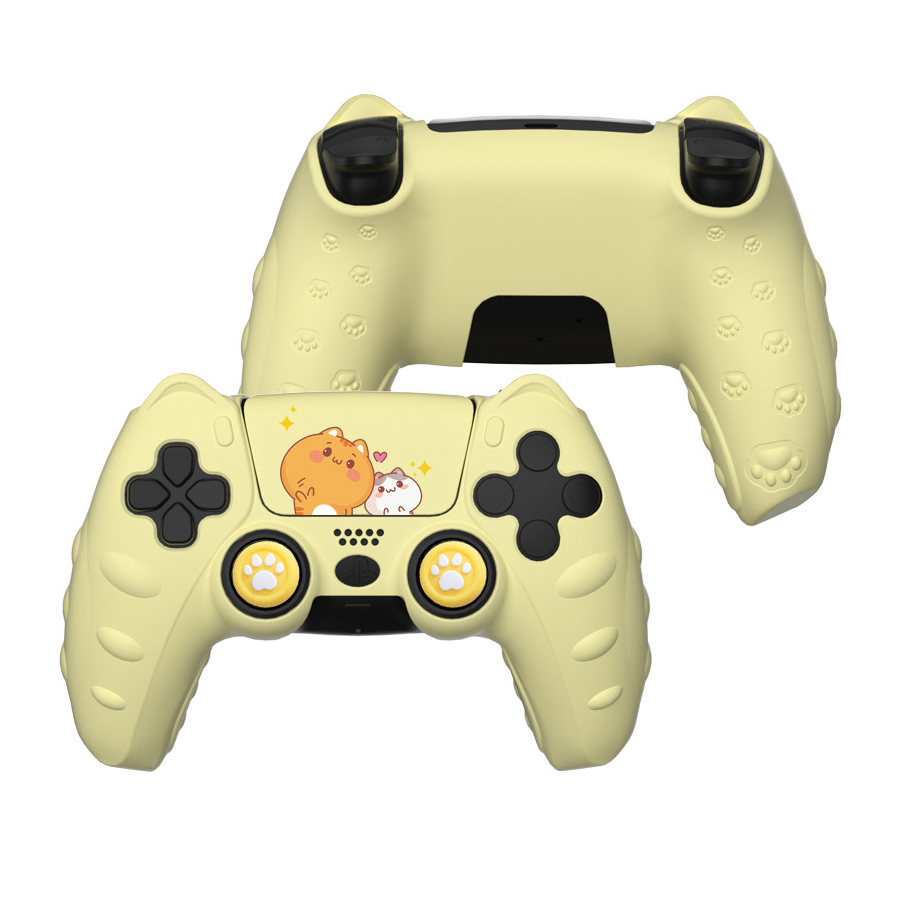 Cute Cat Silicon Case for PS5 DualSense Wireless Controller