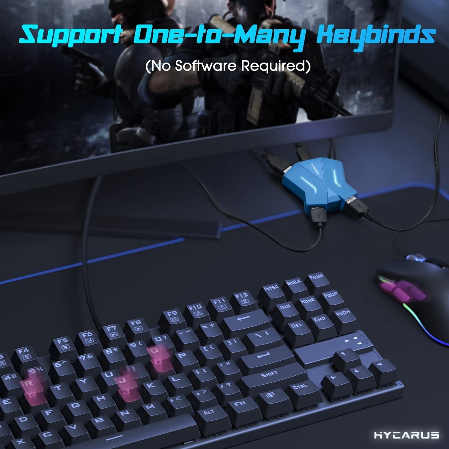 HYCARUS Keyboard and Mouse Adapter (HC-30050)