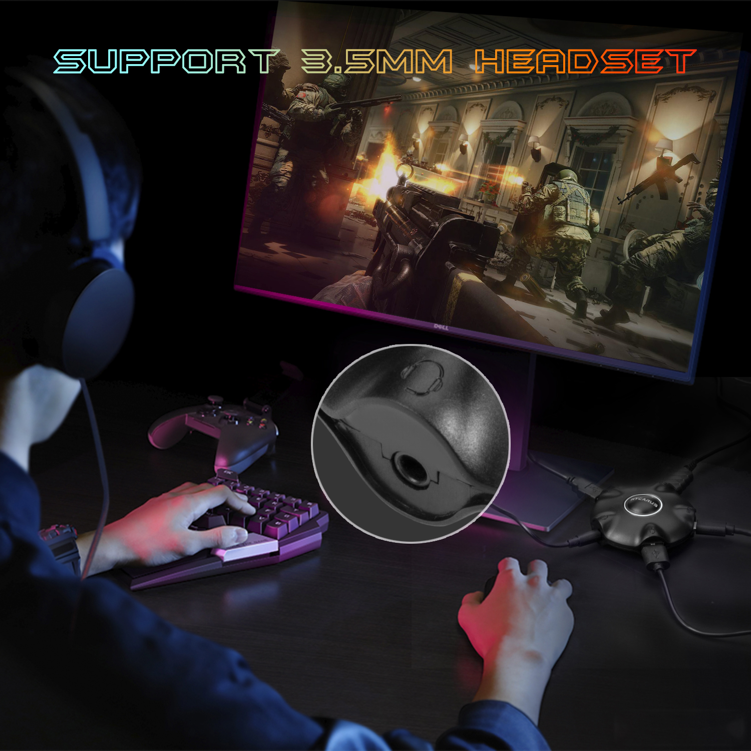 HYCARUS Keyboard and Mouse Adapter (HC-50050)