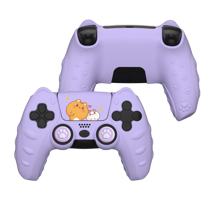 Cute Cat Silicon Case for PS5 DualSense Wireless Controller