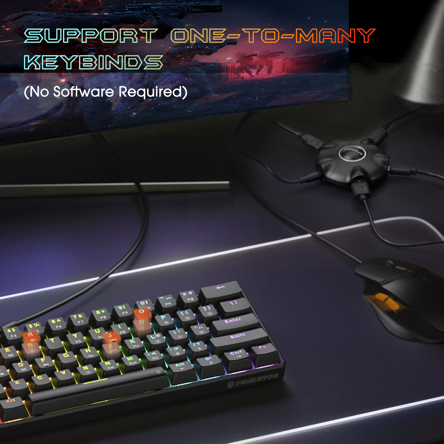 HYCARUS Keyboard and Mouse Adapter (HC-50050)