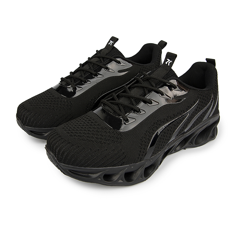 Boklen Men's Relieve Foot Pain Perfect Walking Shoes - All black