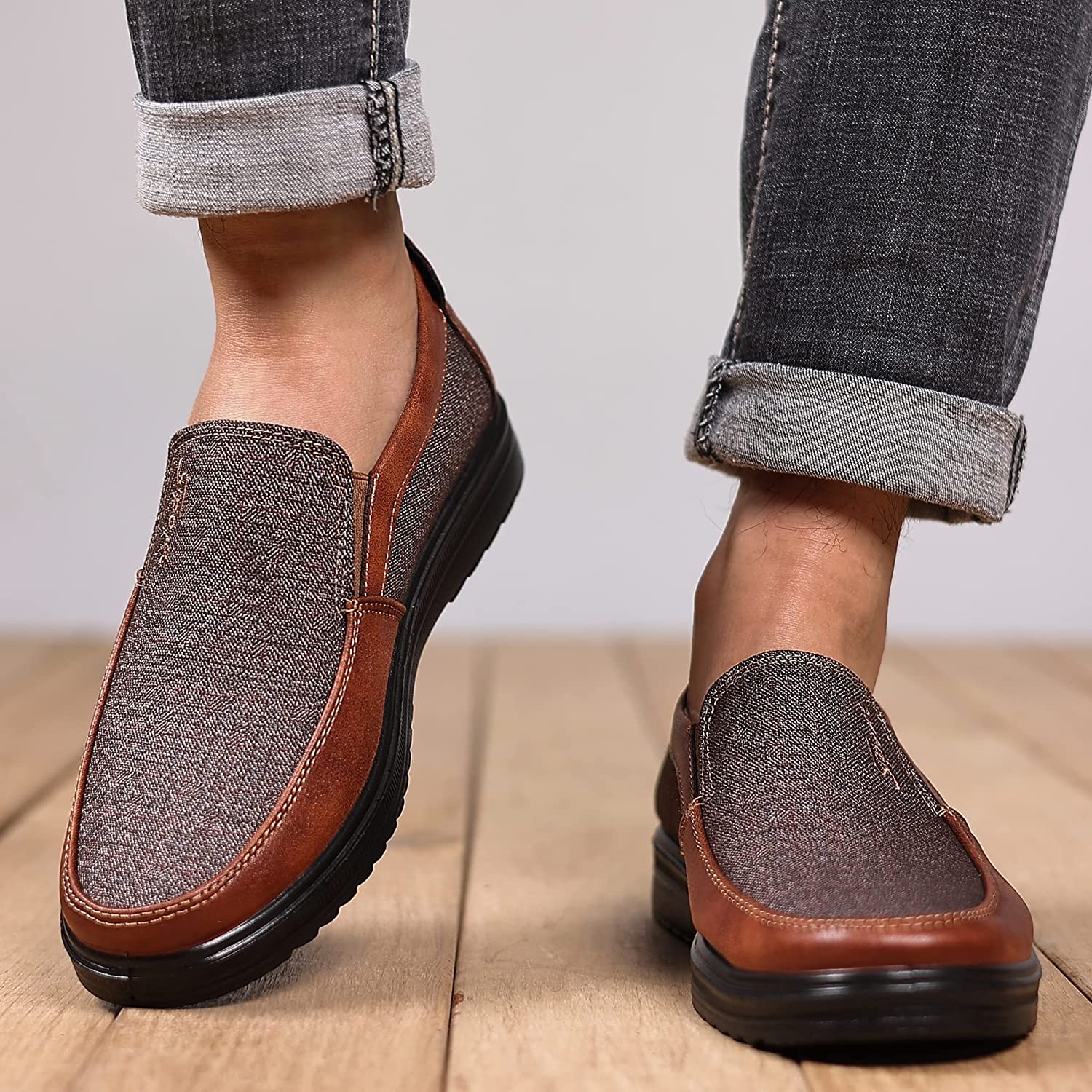 BOKLEN Breathable Canvas Walking Shoes