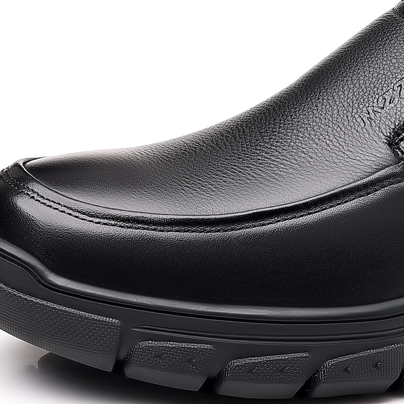 BOKLEN™ Mens Genuine Leather Casual Comfy Arch Support Slip-On Loafers