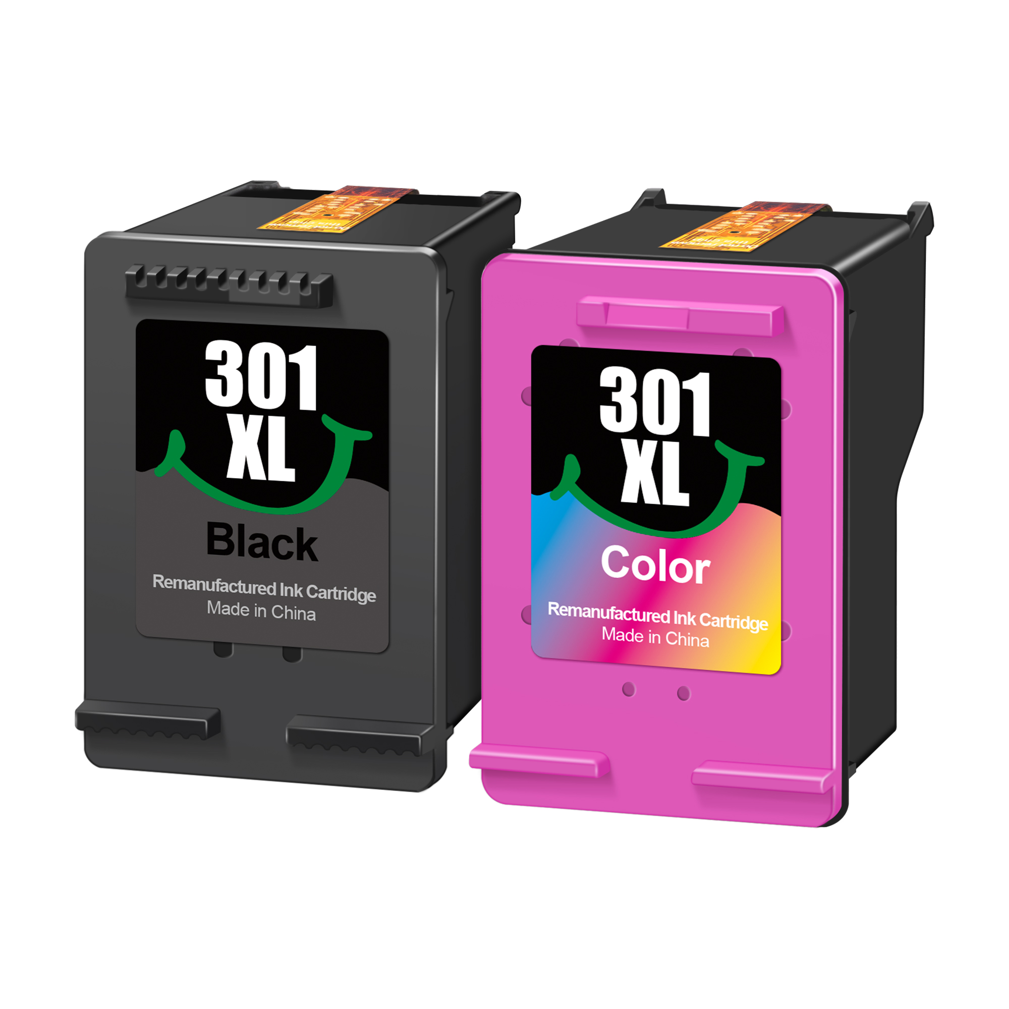 Ink Jungle Remanufactured HP 301 Black & Colour Ink Cartridges – For ENVY 4504 And More