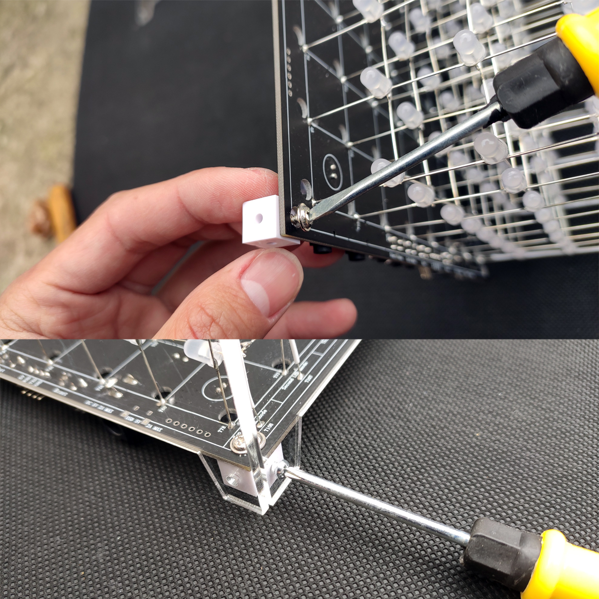 iCubeSmart 3D8 LED CUBE Transparent Acrylic Case, Only Suitable For iCubeSmart 3D8S/3D8C/3D8P/3D8RGB, Size 18x18.5x21cm