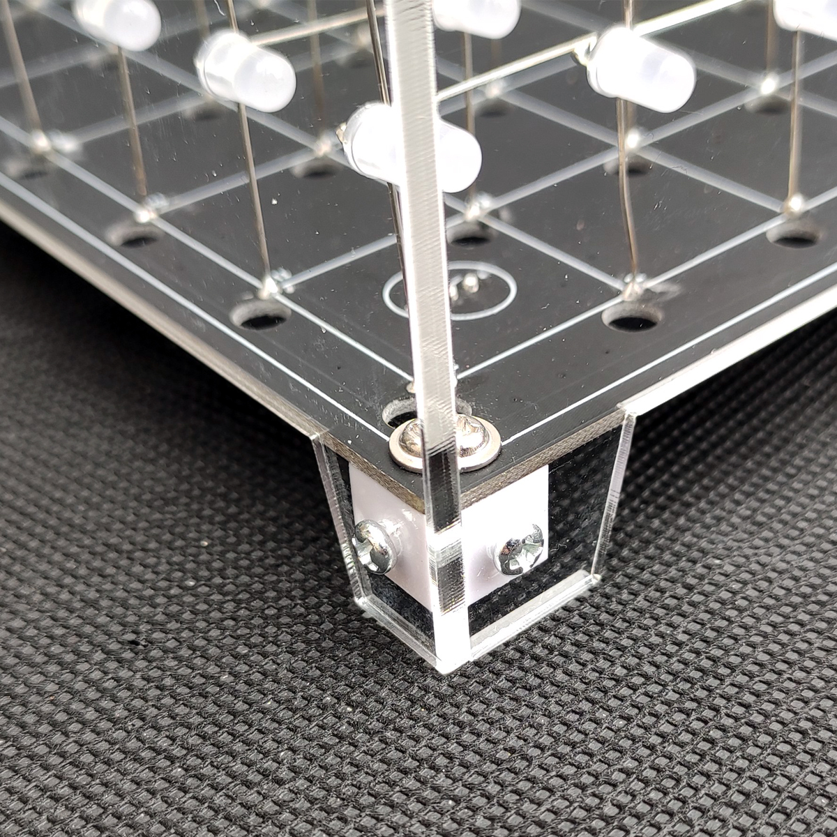 iCubeSmart 3D8 LED CUBE Transparent Acrylic Case, Only Suitable For iCubeSmart 3D8S/3D8C/3D8P/3D8RGB, Size 18x18.5x21cm