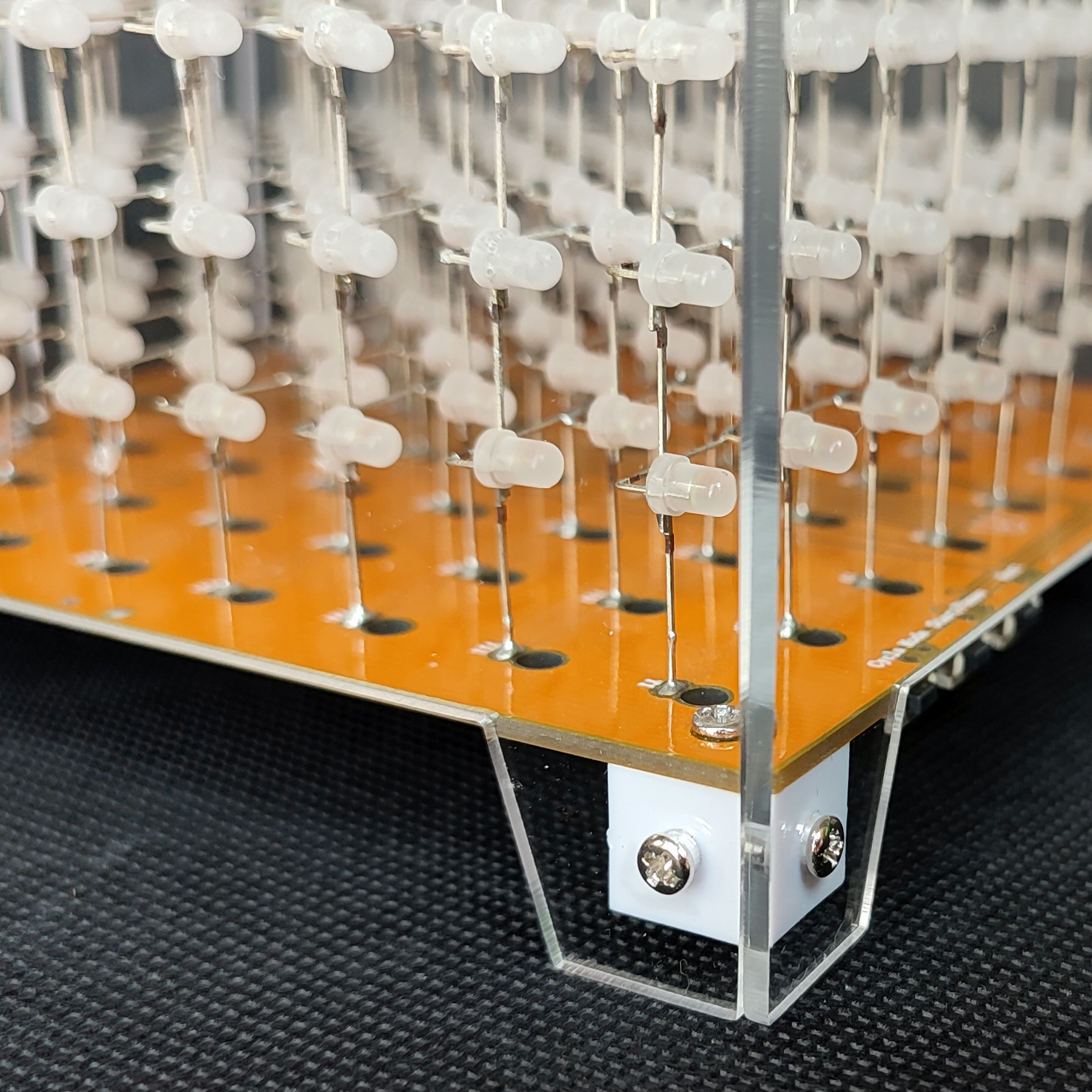 iCubeSmart 3D8MINI LED CUBE Transparent Acrylic Case, Only Suitable For iCubeSmart 3D8MINI,Size 11x11x12cm