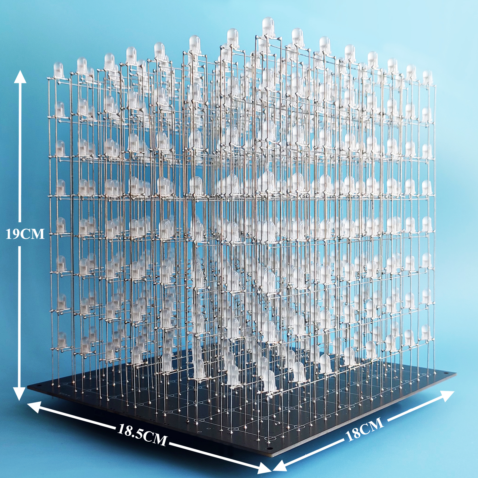 iCubeSmart 3D8RGB Led Cube Kit Full Color 8x8x8 Cube DIY Electronic Kits