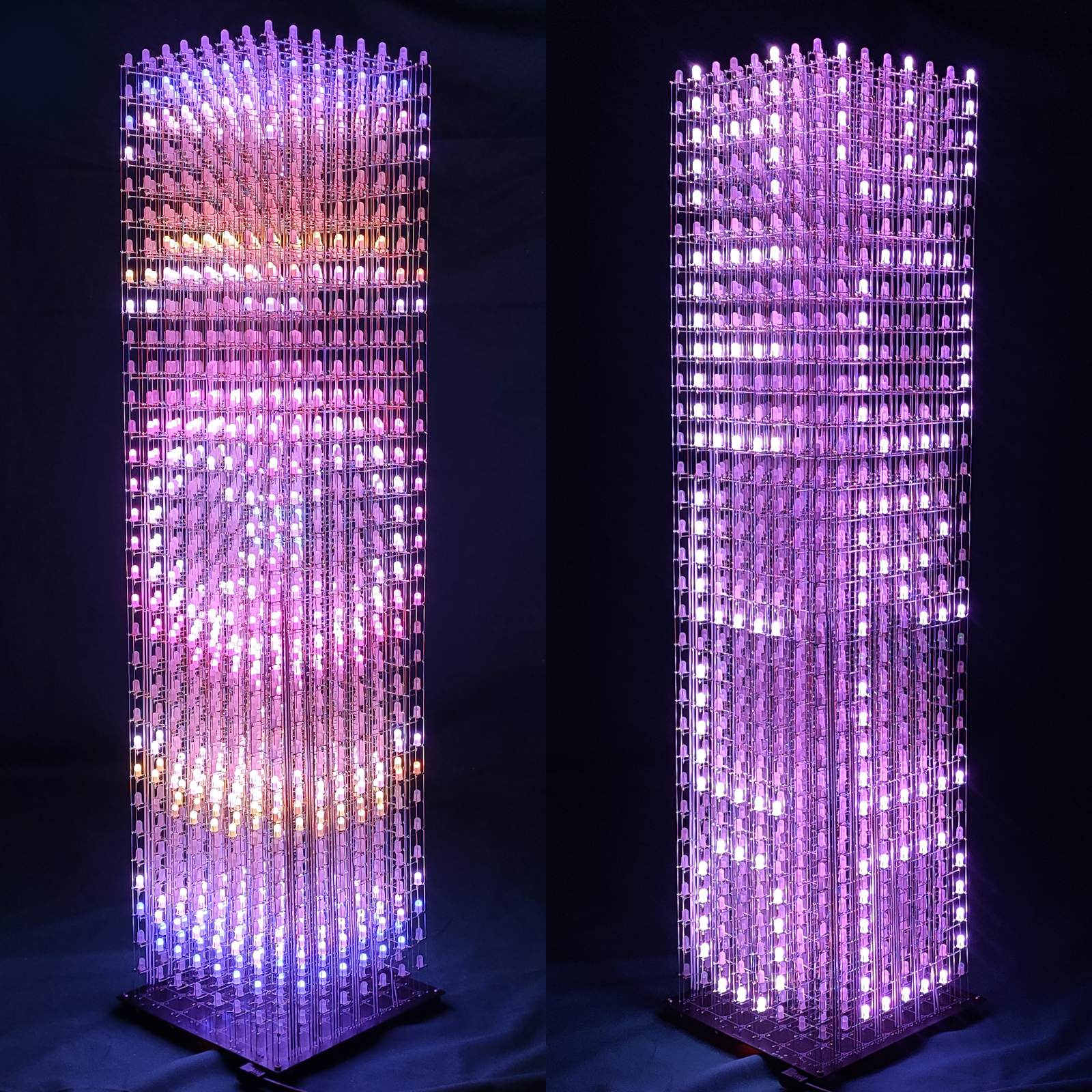  3D LED Cube Light Cube Kit 8x8x8 cm LED Light Group