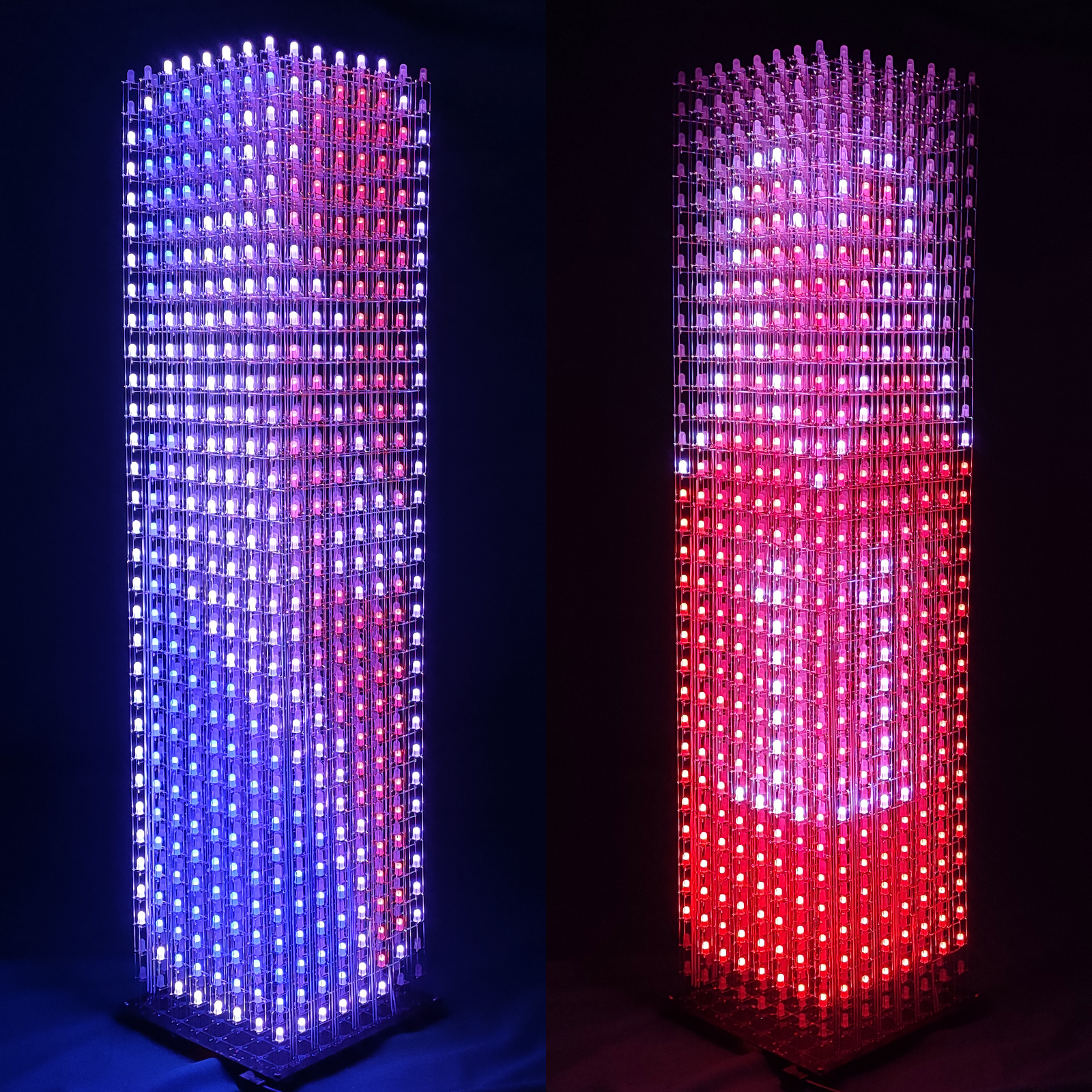 iCubeSmart 8x8x32RGB Led Cube Kit Full Color DIY Electronic Kits