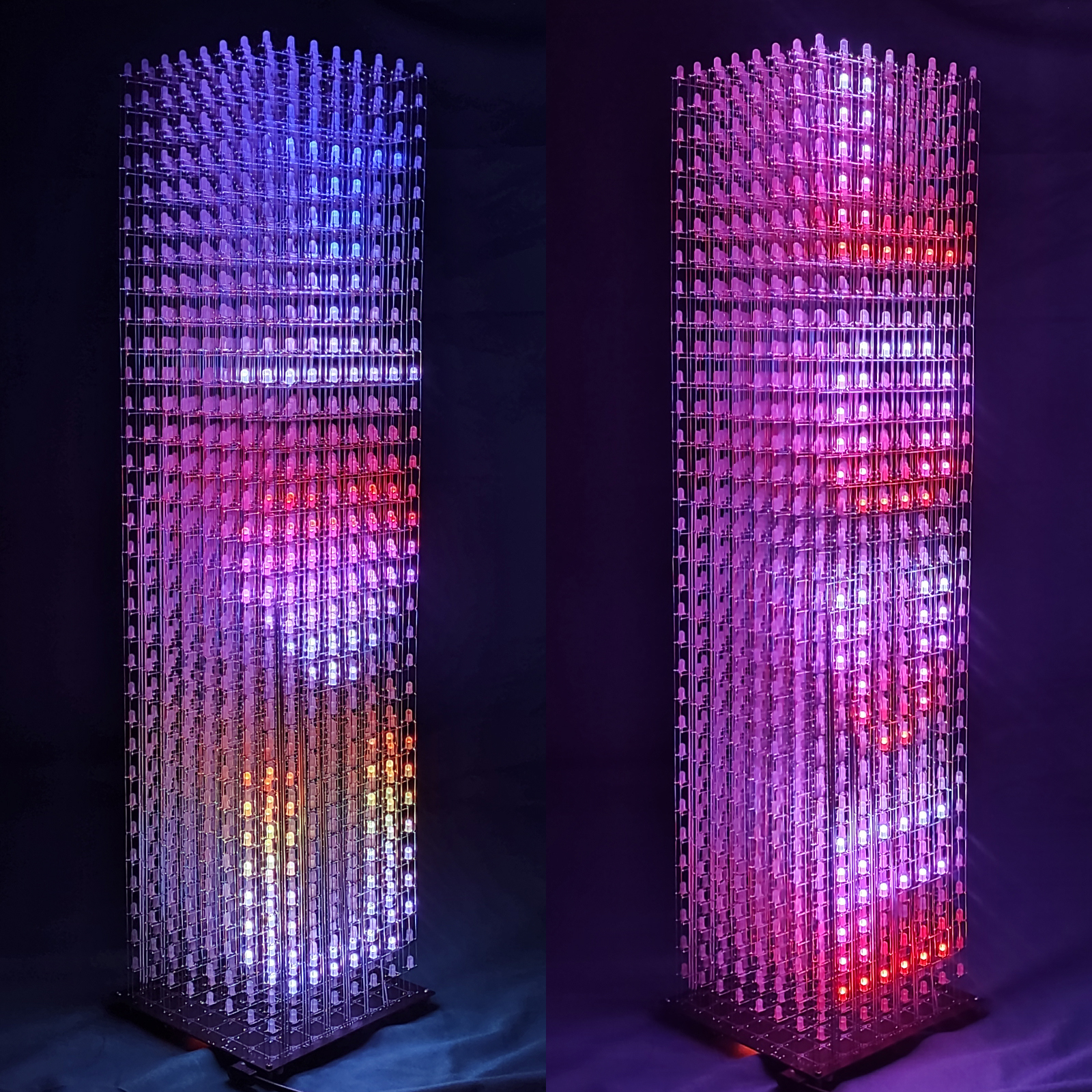 iCubeSmart 8x8x32RGB Led Cube Kit Full Color DIY Electronic Kits