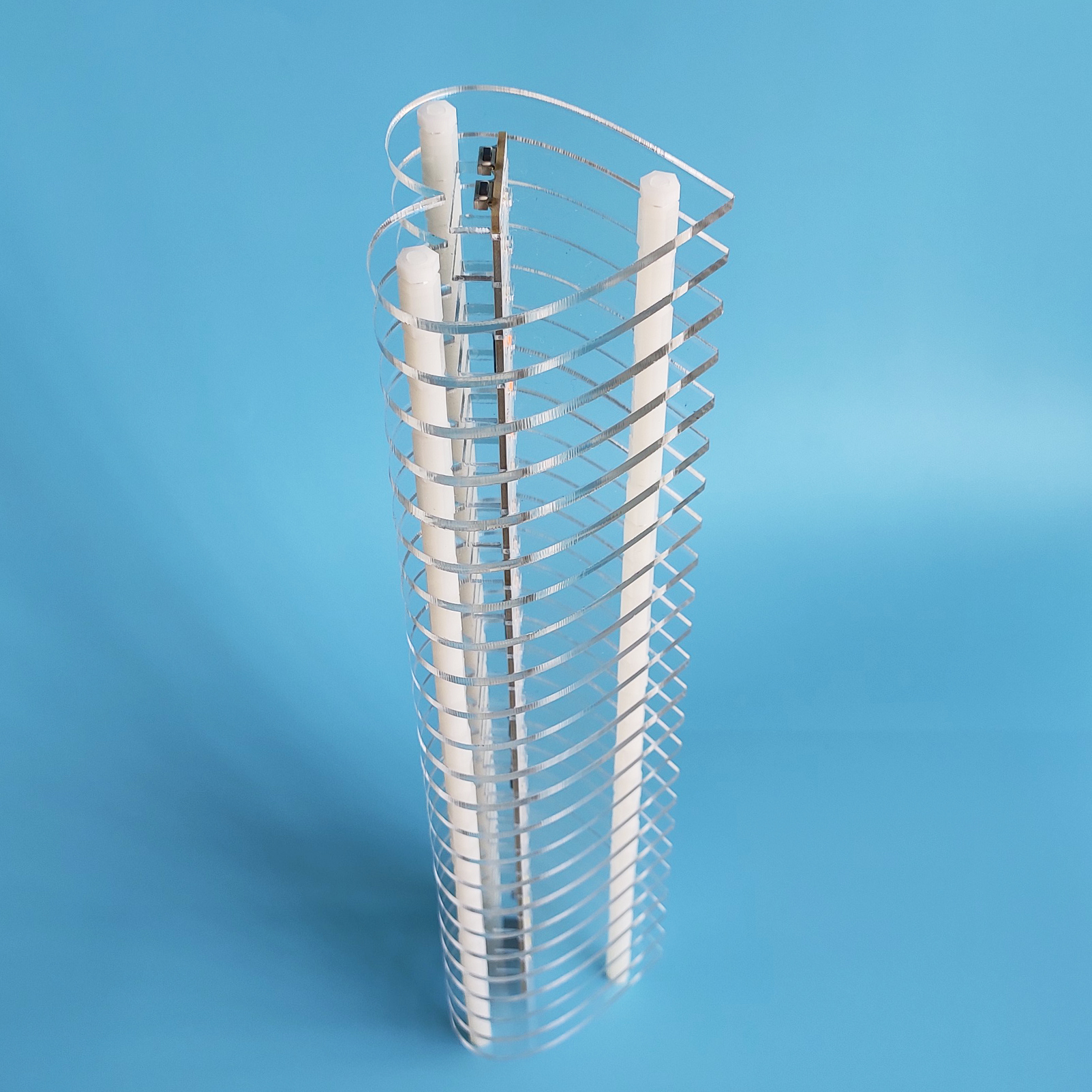 iCubeSmart LED Music Audio Spectrum Analyzer DIY Electronic Kits, Built-in Microphone to Collect Music