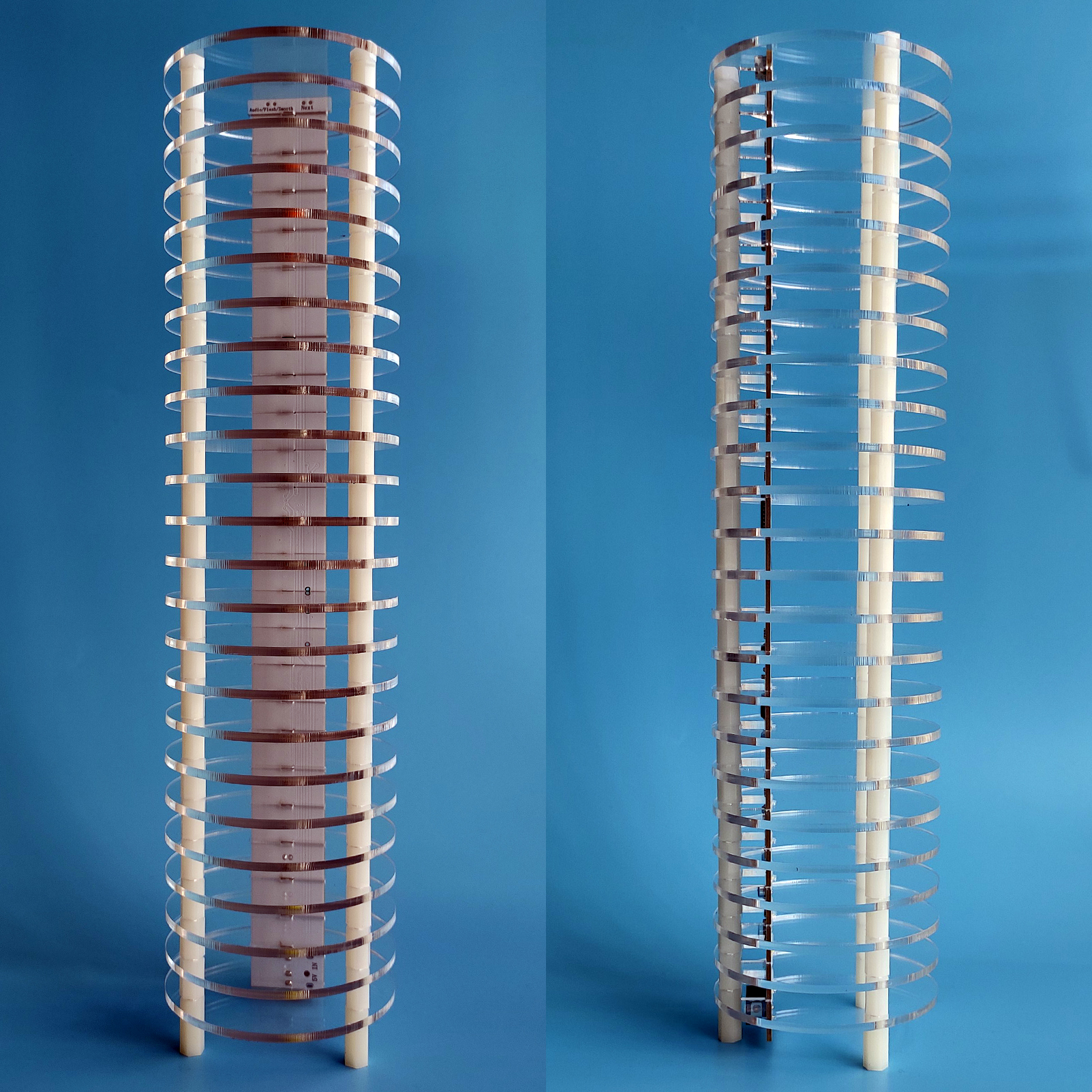 iCubeSmart LED Music Audio Spectrum Analyzer DIY Electronic Kits, Built-in Microphone to Collect Music