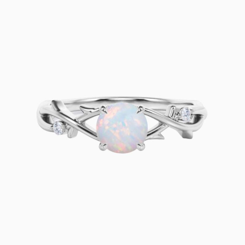 Branch Cross Opal Ring 