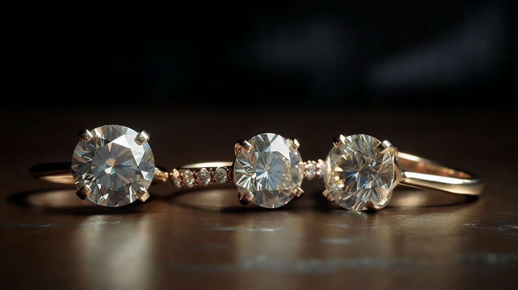 Can moissanite be distinguished from diamonds?