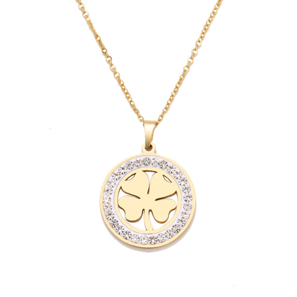 Four Leaf Clover Moissanite Necklace