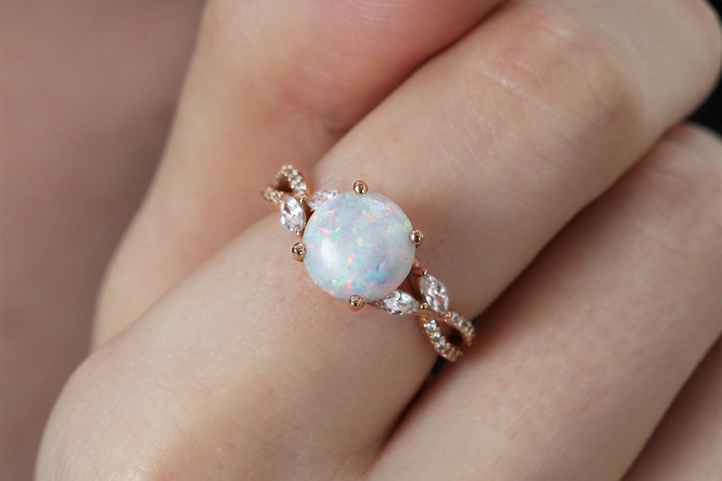 Lane Woods Jewelry opal rings