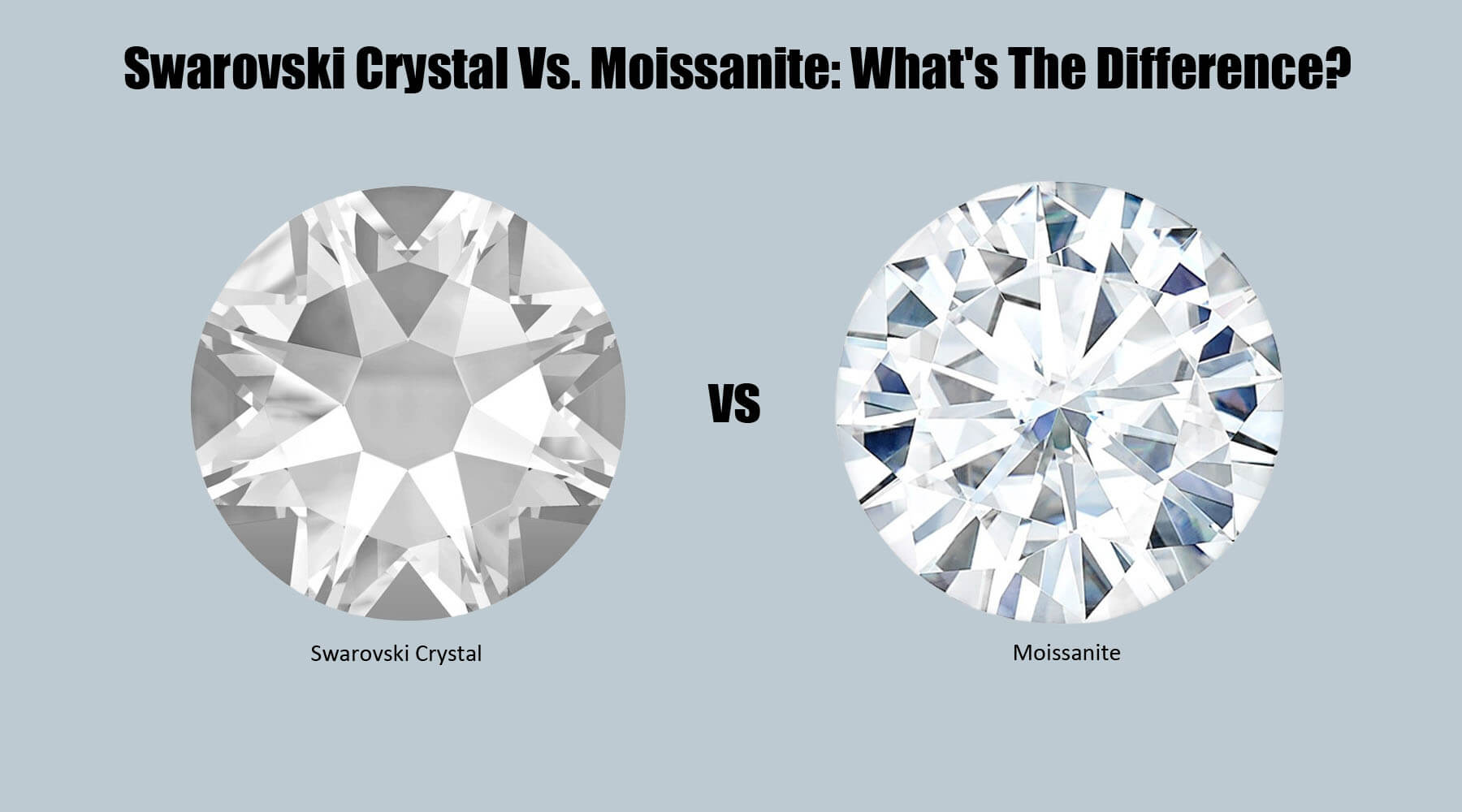 vriendelijk Bekentenis het internet Swarovski Crystal Vs. Moissanite: What's The Difference?