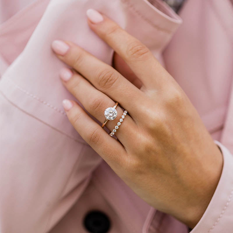 The Tatum Moissanite Ring