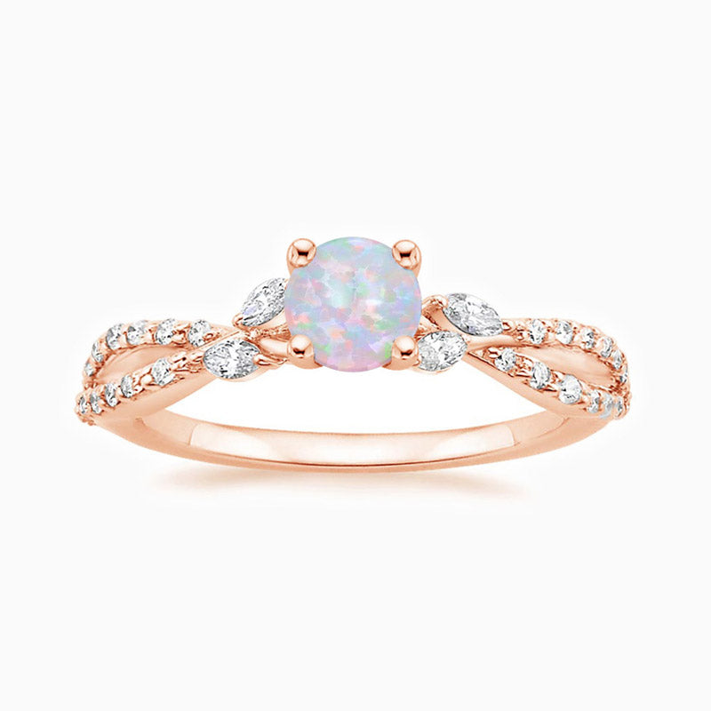 Willow Promise Engagment Wedding Opal Ring for Women