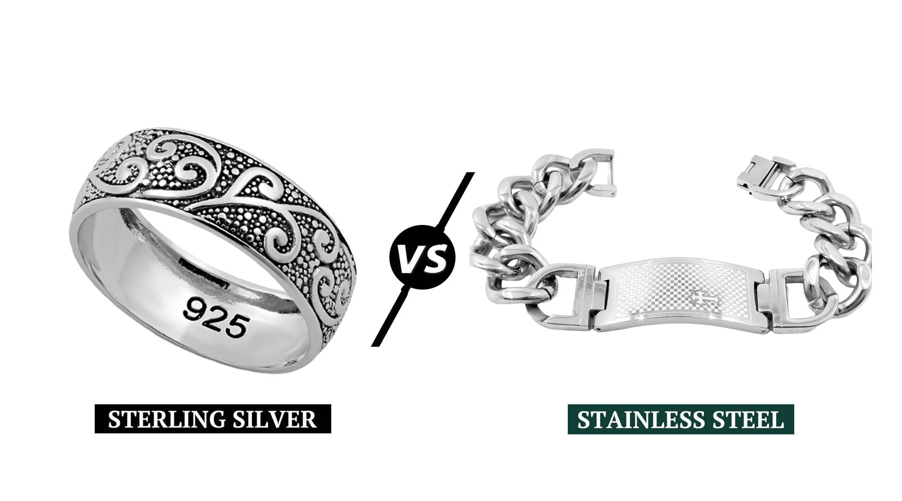 Sterling Silver vs Stainless Steel What’s The Difference?