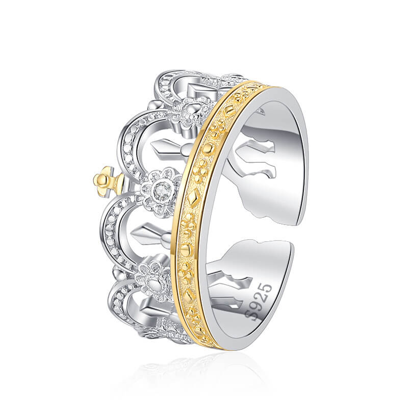 S925 Crown Ring-MARDAZA