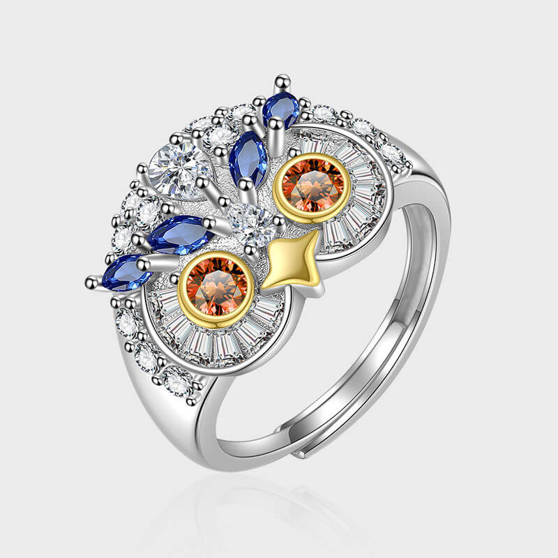 S925 Owl Ring-MARDAZA