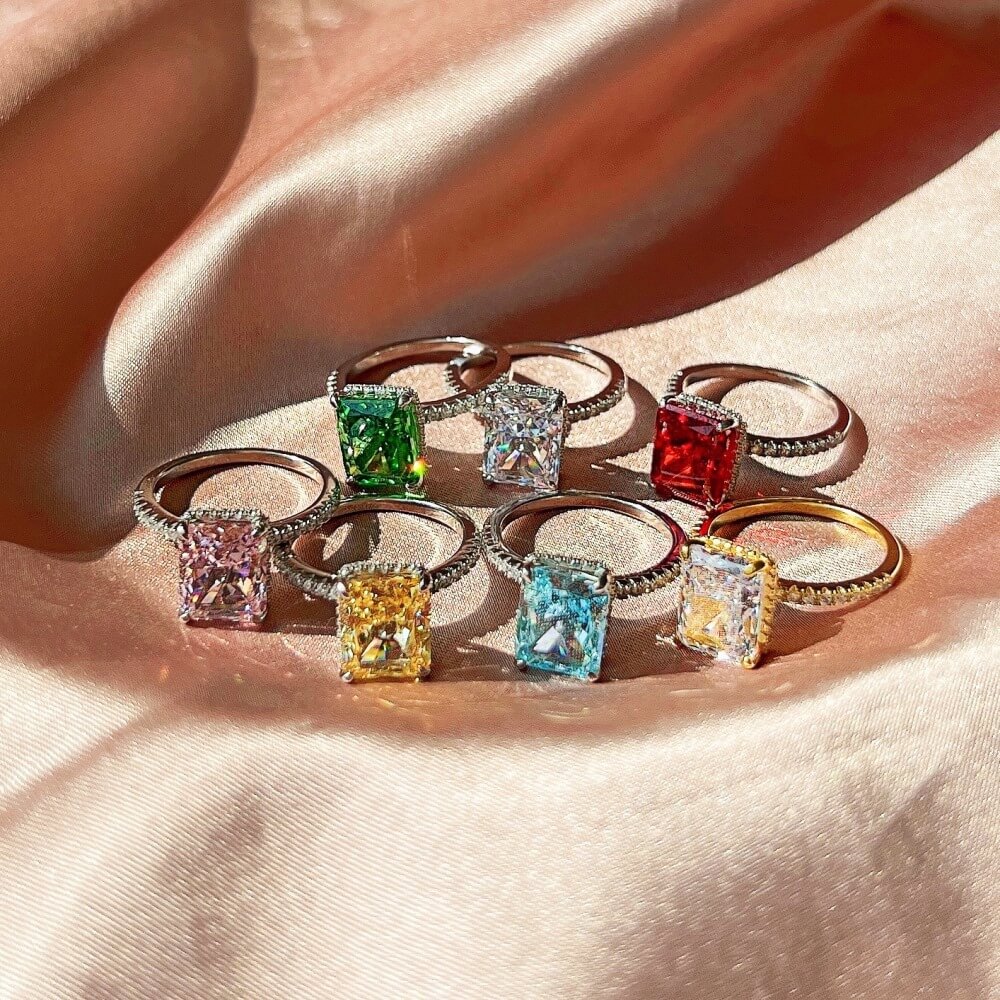 S925 Grade 8A Zircon Ring-MARDAZA