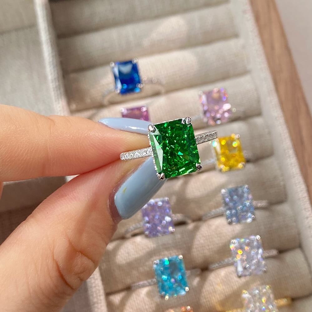 S925 Grade 8A Zircon Ring-MARDAZA