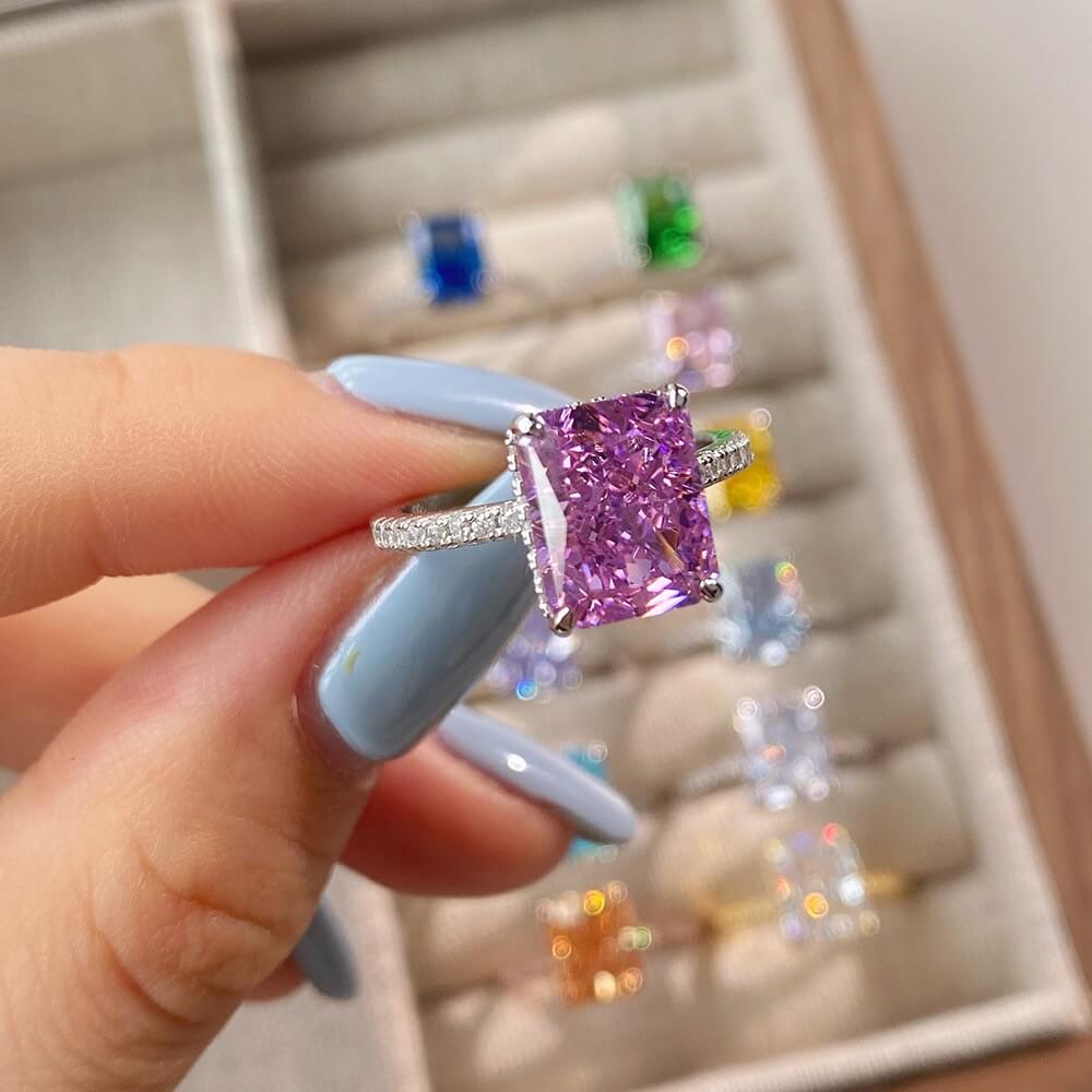 S925 Grade 8A Zircon Ring-MARDAZA