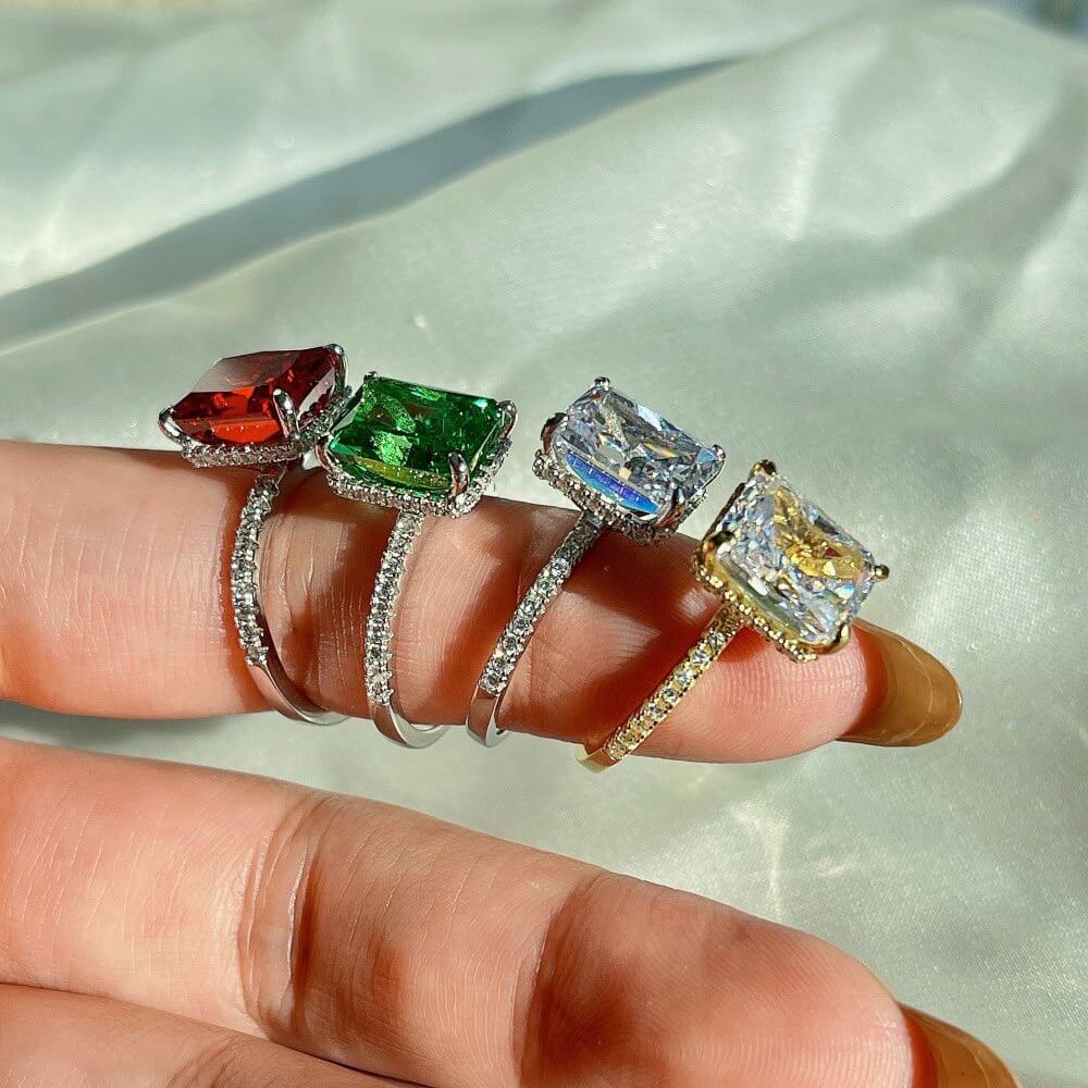 S925 Grade 8A Zircon Ring-MARDAZA